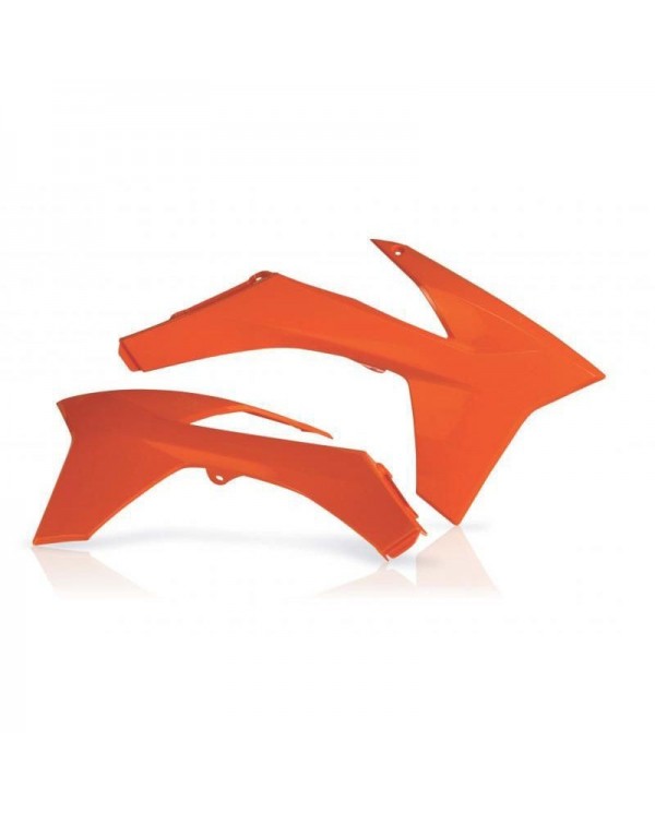 Tapas Radiador Acerbis KTM SX/SX-F 11-12 EXC 12-13 Naranja