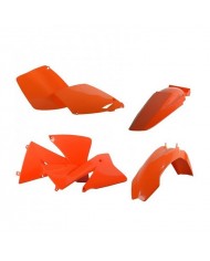 Kit Plásticos Polisport KTM EXC/EXC-F 01-02 Naranja