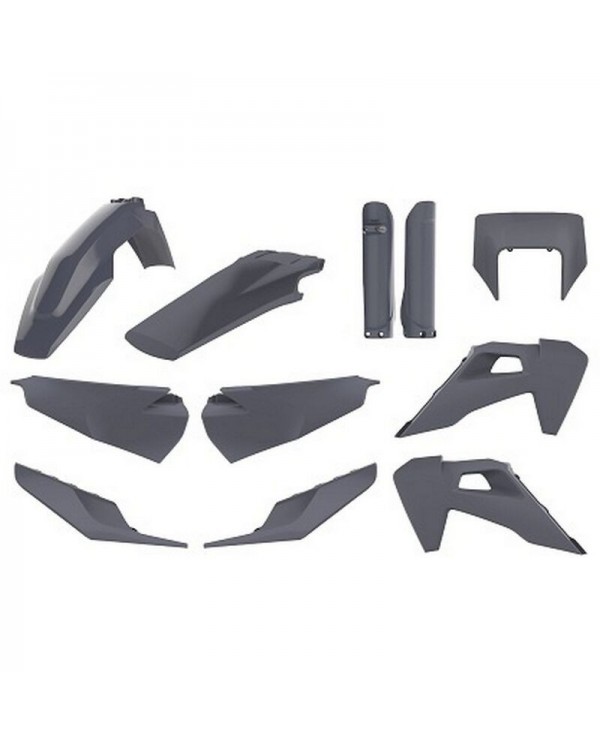 Full Kit Plásticos Polisport Husqvarna TE/FE 20-23 Gris