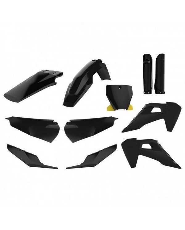 Full Kit Plásticos Polisport Husqvarna TC/FC 19-22 Negro