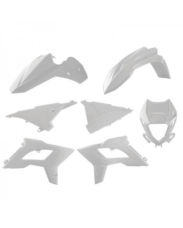 Kit Plásticos Polisport Restyling Beta RR 2T/4T 13-17 Blanco