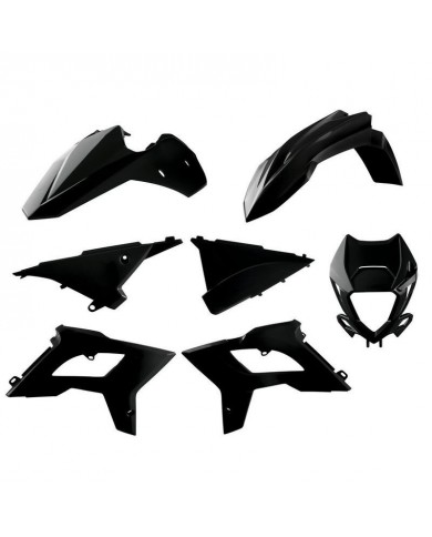 Kit Plásticos Polisport Restyling Beta RR 2T/4T 13-17 Negro