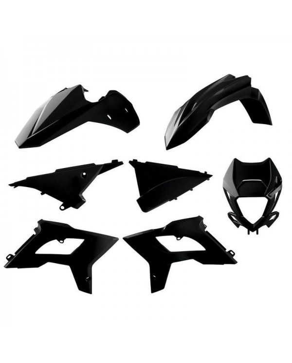 Kit Plásticos Polisport Restyling Beta RR 2T/4T 13-17 Negro