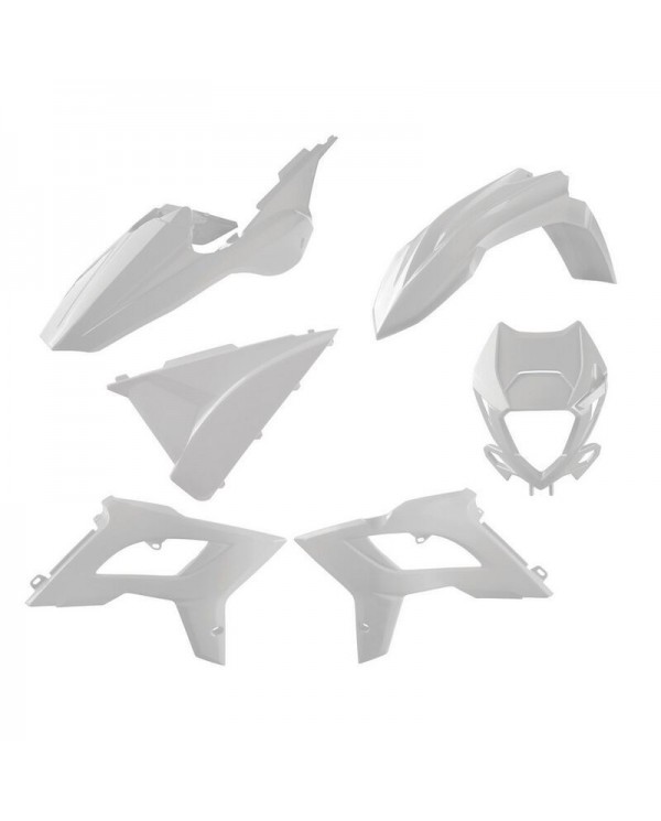 Kit Plásticos Polisport Restyling Beta RR 2T/4T 18-19 Blanco