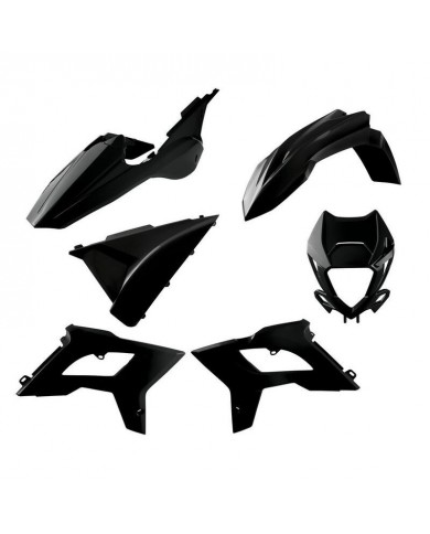Kit Plásticos Polisport Restyling Beta RR 2T/4T 18-19 Negro