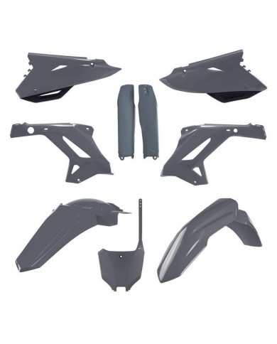 Kit Plásticos Polisport Restyling Honda CR 125/250 R 02-07 Look 2022 Gris Nardo,91312