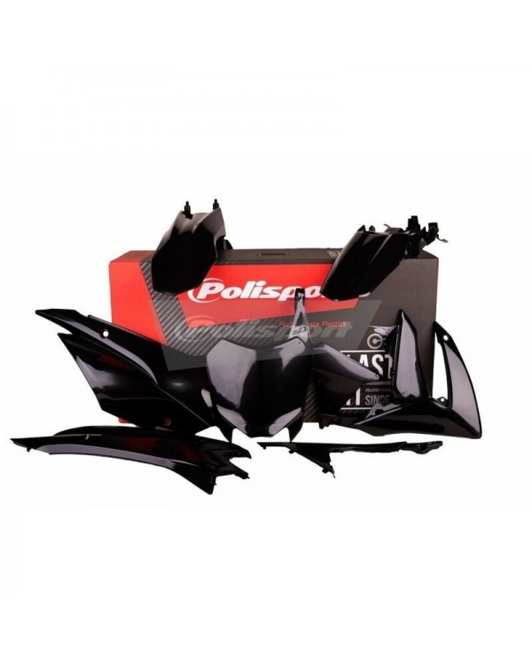 Kit Plásticos Polisport Honda CRF 110 F 13-18 Negro