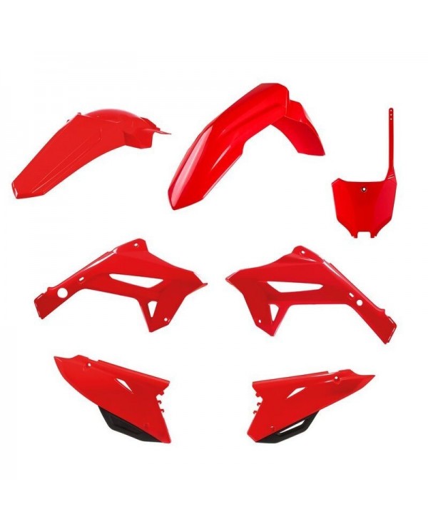 Kit Plásticos Polisport Restyling Honda CR 125/250 R 00-01 Look CRF 450 R 23 Rojo