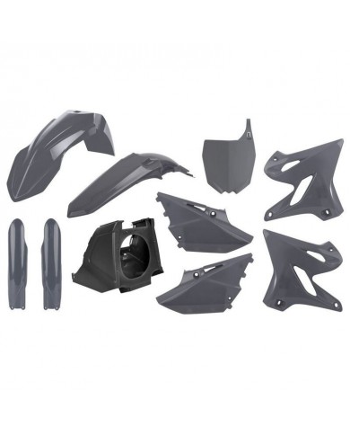 Kit Plásticos Polisport MX Restyling Yamaha YZ 125/250 02-14 a YZ 125/250 21 Gris