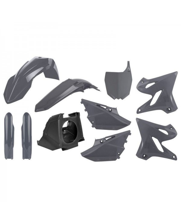 Kit Plásticos Polisport MX Restyling Yamaha YZ 125/250 02-14 a YZ 125/250 21 Gris