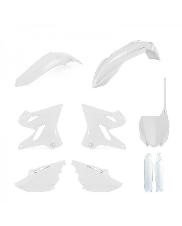Full Kit Plásticos Polisport Yamaha YZ 125/250 2021 Blanco