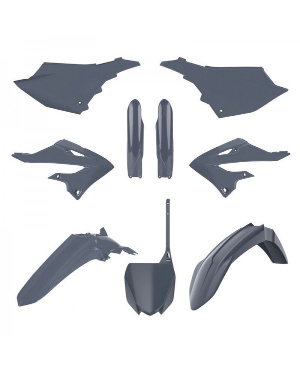 Full Kit Plásticos Polisport Yamaha YZ 125/250 22-.. Gris Nardo