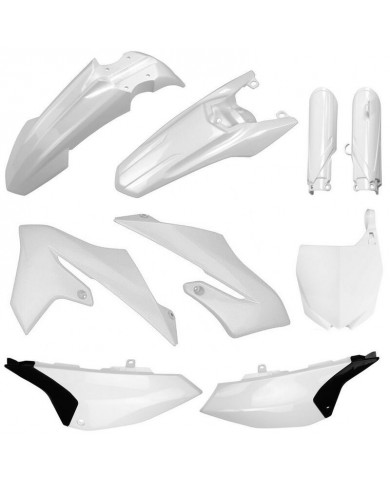 Full Kit Plásticos Polisport Yamaha YZ 65 19-23 Blanco