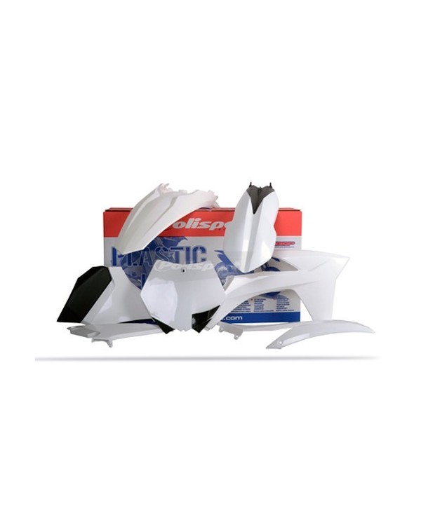 Kit Plásticos Polisport KTM EXC/EXC-F 12-13 Blanco