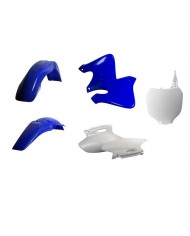 KIT PLÁSTICOS POLISPORT YAMAHA YZ250F (01-02) Blanco/Azul yam98