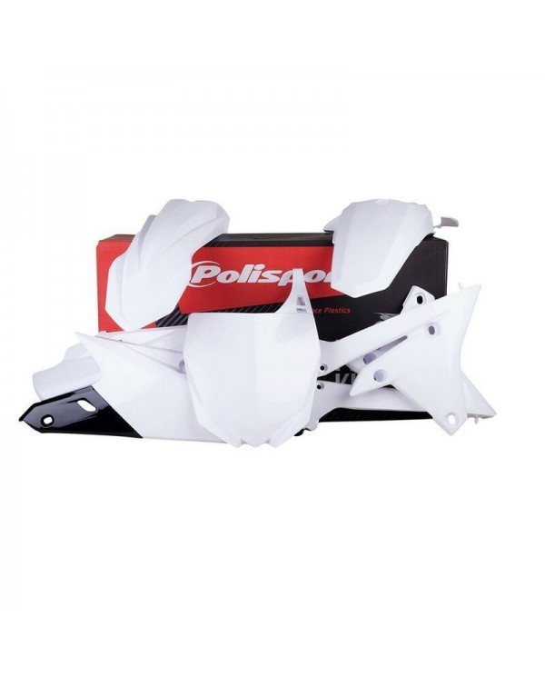 Kit Plásticos Polisport Yamaha YZ 250 F 14-18 YZ 450 F 14-17 Blanco