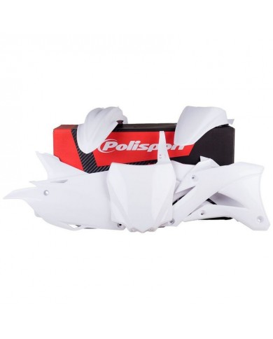 Kit Plásticos Polisport Kawasaki KX 85/100 14-21 Blanco,90633