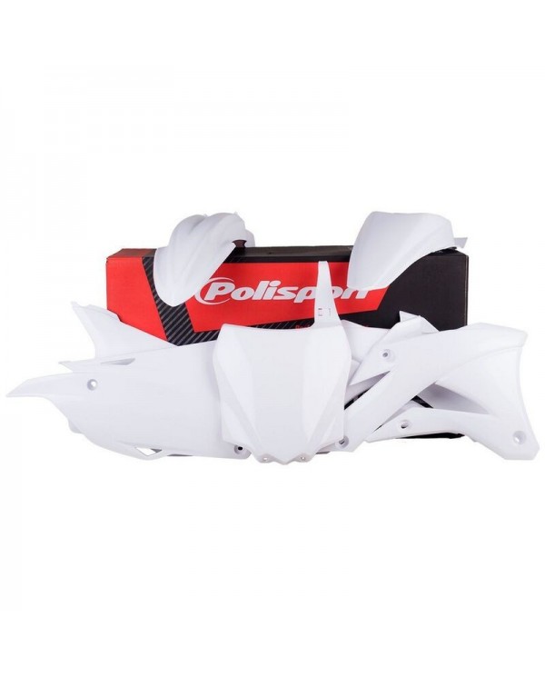 Kit Plásticos Polisport Kawasaki KX 85/100 14-21 Blanco,90633