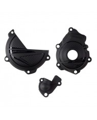 Protector Tapa Embrague+Encendido+Bomba de Agua Polisport KTM SX-F 250/350 HVA FC 250/350 23-24 Protector Tapa Embrague+Encendido+Bomba de Agua Polisport KTM SX-F 250/350 HVA FC 250/350 23-24
