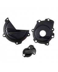 Protector Tapa Embrague+Encendido+Bomba de Agua Polisport KTM SX-F 450 23-24 HVA FC/FS 450 23-24 Protector Tapa Embrague+Encendido+Bomba de Agua Polisport KTM SX-F 450 23-24 HVA FC/FS 450 23-24