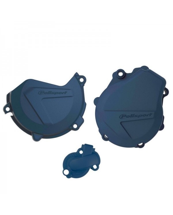 Protector Tapa Embrague+Encendido+Bomba de Agua Polisport HVA FE 450 17-23 KTM EXC-F 450 17-22 Protector Tapa Embrague+Encendido+Bomba de Agua Polisport HVA FE 450 17-23 KTM EXC-F 450 17-22