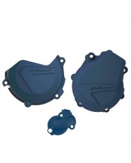 Protector Tapa Embrague+Encendido+Bomba de Agua Polisport HVA FE 450 17-23 KTM EXC-F 450 17-22 Protector Tapa Embrague+Encendido+Bomba de Agua Polisport HVA FE 450 17-23 KTM EXC-F 450 17-22