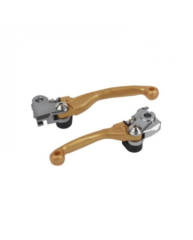MANETAS PIVOTANTES IRROMPIBLES HONDA CR125R/250R (04-07) Oro