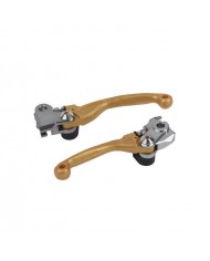 MANETAS PIVOTANTES IRROMPIBLES HONDA CR125R/250R (04-07) Oro