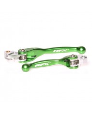 KIT MANETAS ARTICULADAS RFX KAWASAKI KX 250 F 13-20 KX 450 13-18 verde