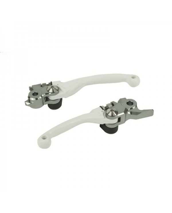 MANETAS PIVOTANTES IRROMPIBLES KAWASAKI KX250/450 (19-23) Blanco