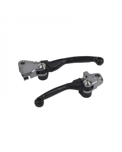 MANETAS PIVOTANTES IRROMPIBLES KAWASAKI KX250/450 (19-23) Negro
