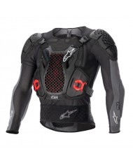 Peto Integral Alpinestars Bionic Plus V2 Negro/Rojo