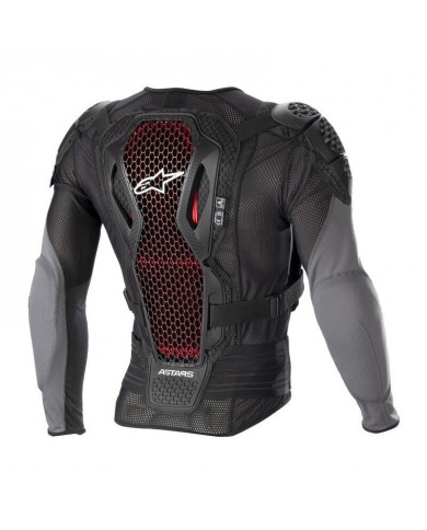 Peto Integral Alpinestars Bionic Plus V2 Negro/Rojo