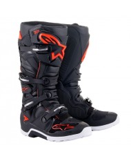 Botas Alpinestars Tech 7 Enduro Negro/Rojo Fluor
