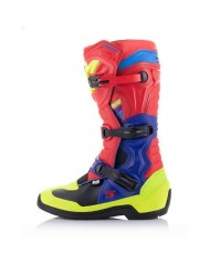 Botas Alpinestars Tech 3 Rojo/Azul/Amarillo