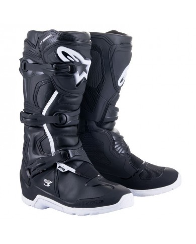 Botas Impermeables Alpinestars Tech 3 Enduro Negro/Blanco