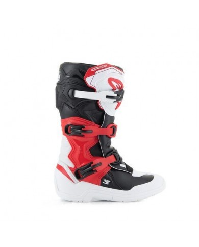 Botas Infantiles Alpinestars Tech 3S Negro/Blanco/Rojo