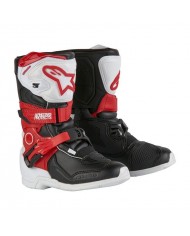 Botas PeeWee Alpinestars Tech 3S Negro/Blanco/Rojo