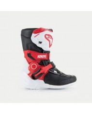 Botas PeeWee Alpinestars Tech 3S Negro/Blanco/Rojo