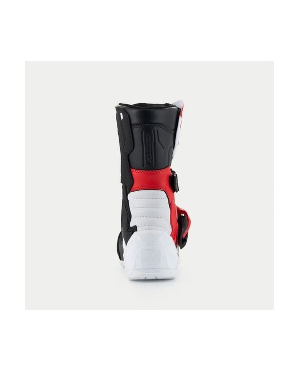Botas PeeWee Alpinestars Tech 3S Negro/Blanco/Rojo