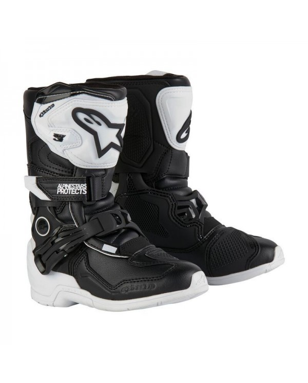 Botas PeeWee Alpinestars Tech 3S Negro/Blanco