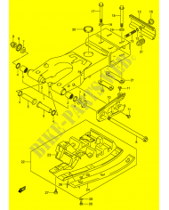 Tuerca tensor cadena original Suzuki LTZ (n16)