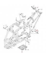 Rodillo cadena cuadro original LTZ 400 (n14)