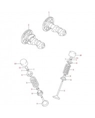 Reten muelle valvula admision original Suzuki LTZ 400 (n6) y LTR 450 (n7)