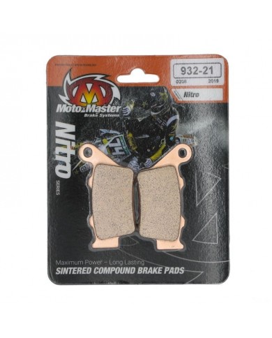 Pastillas de freno trasero NITRO MOTOMASTER GASGAS HONDA HUSABERG HUSQVARNA KTM TM YAMAHA