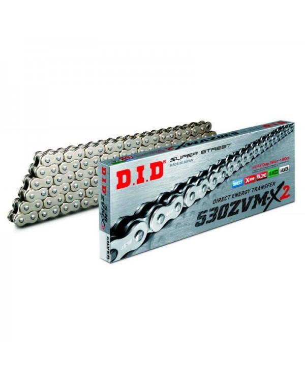 CADENA SUPERREFORZADA CON RETENES DID 530ZVM-X2 NATURAL