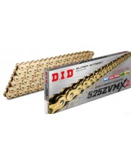 CADENA DID 525 ZVM-X2 CON X-RING ORO