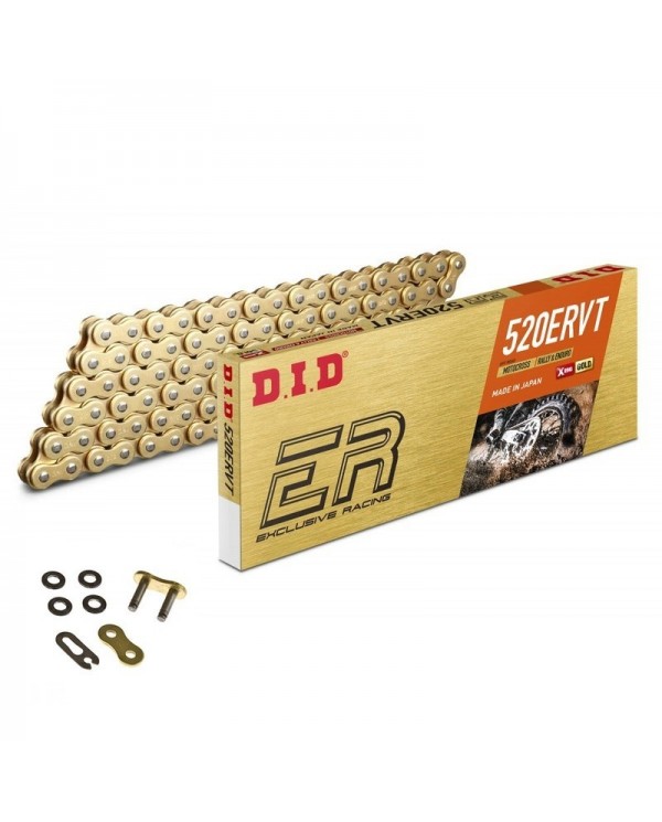 CADENA DID 520 ERVT X-RING ORO