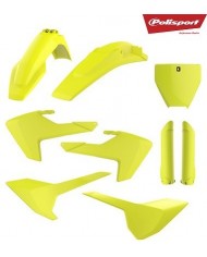 KIT PLÁSTICOS POLISPORT HUSQVARNA TC/FC (16-18) Amarillo Flúor