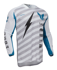 jersey  THOR LAUNCH RAID COLOR BLANCO / GRIS